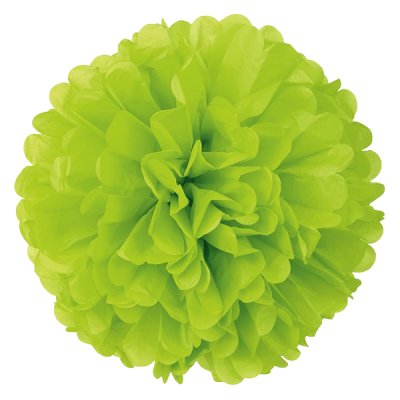Lime Green Tissue Paper Pom Pom Singapore