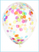 confetti and glitters balloon