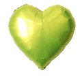 Lime Green Heart Shape Mylar Balloon Singapore