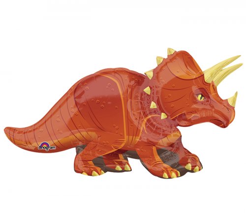 Dinosaur Triceratops Super Shape Mylar Balloon