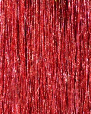 Customised Red Metallic Foil Tinsel Singapore