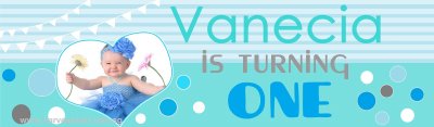 Let's Celebrate Birthday (Photo) Customized Banner Singapore