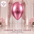 Chrome Mauve Helium Latex Balloon Singapore