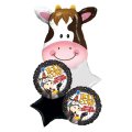 Holy Cow Head Birthday Balloon Package