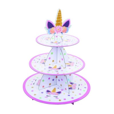 Unicorn 3 Tier Cupcake Holder Singapore
