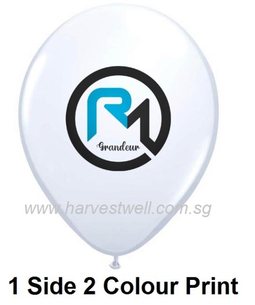 [300 pieces] Balloon Printing 1 Side 2 Colour Singapore