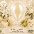 Pearl Ivory Helium Latex Balloon Singapore