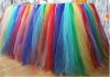 RAINBOW Colour TUTU Table Skirt (1 METRE)