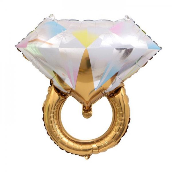 Diamond Ring Super Shape Mylar Balloon