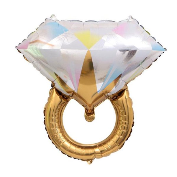 Diamond Ring Super Shape Mylar Balloon Singapore