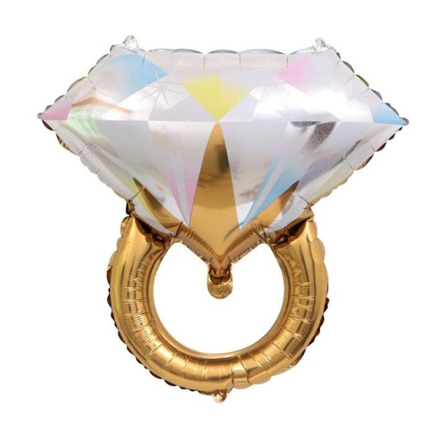 Diamond Ring Super Shape Mylar Balloon Singapore
