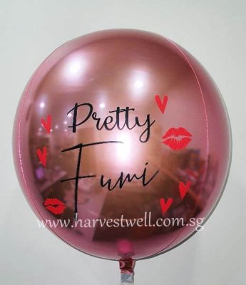 Pretty Customize ORBZ Balloon Singapore