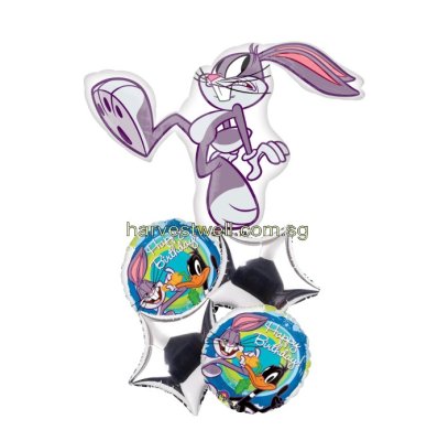 Bugs Bunny Happy Birthday Balloon Bouquet Singapore