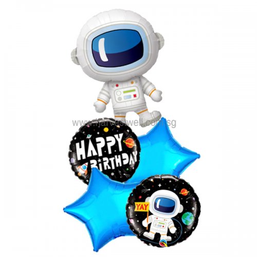 Astronaut Birthday Balloon Bouquet