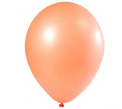 Pearl Peach Helium Latex Balloon