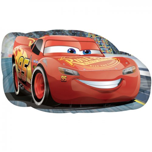 Disney Car Red Super Shape Mylar Balloon