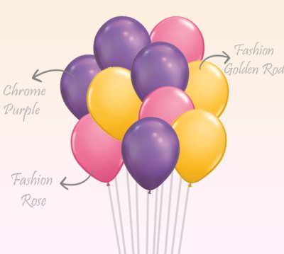 Tutti-Frutti Theme Helium Balloon Bundle Singapore