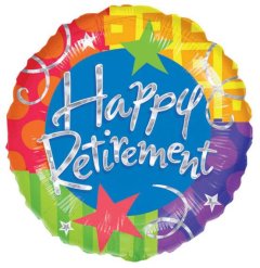 Happy Retirement Mylar Balloon