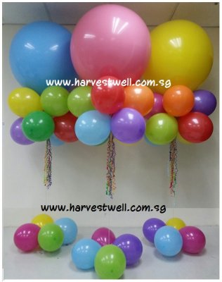 Jumbo Helium Latex Balloon Standy (Per Unit) Singapore