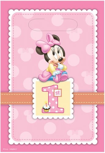 Minnie Mouse 1st Birthday Loot Bag
