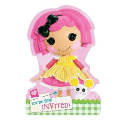 Lalaloopsy Invitation Card Singapore