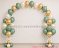 Helium Balloon Column with String Arch Singapore