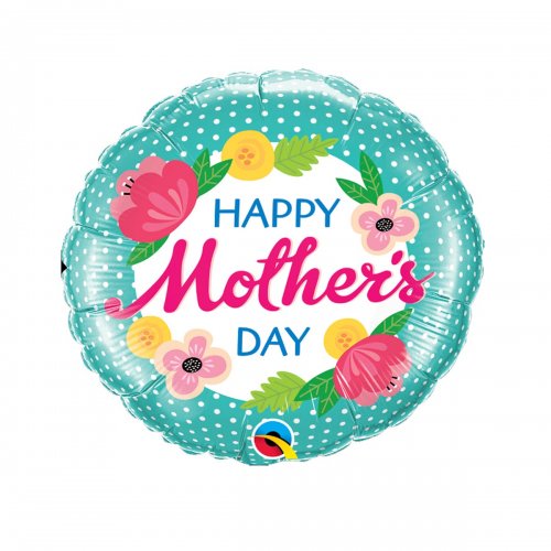 Mother's Day Polka Dots Mylar Balloon