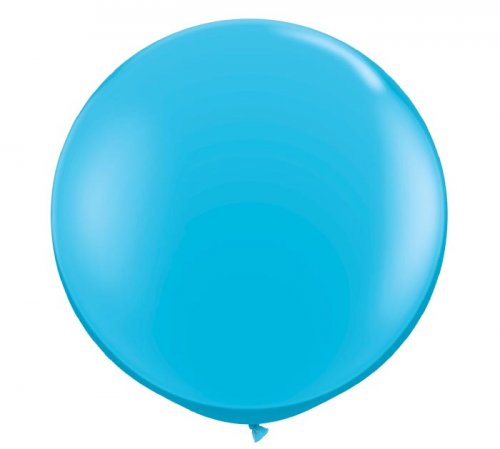 Robin's Egg Blue Jumbo Round Shape Helium Latex Balloon