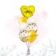 Happy Mothers Day Customised Yellow Daisy Balloon Bouquet