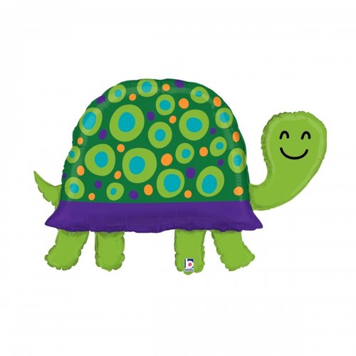 Garden Turtle Supershape Mylar Balloon