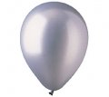 Metallic Silver Colour Helium Latex Balloon