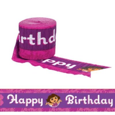 Dora's Flower Adventure Crepe Paper Streamer Singapore