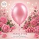 Pearl Pink Helium Latex Balloon