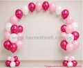 Helium Balloon Column with String Arch Singapore