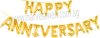 Happy Anniversary Gold Mini Letter Balloon Set