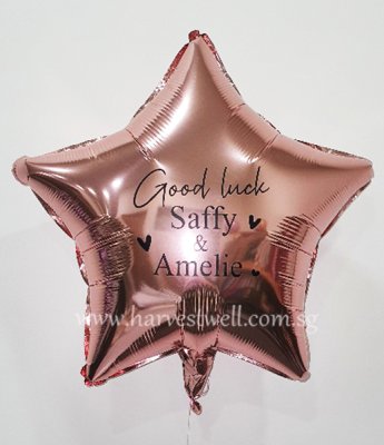 Custom Print Good Luck Customized Balloon Singapore