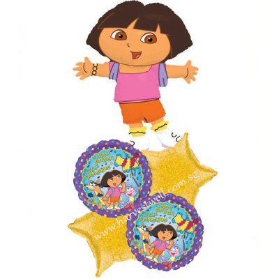 Dora the Explorer Birthday Balloon Package Singapore