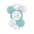 I Do Engagement Diamond Ring (Tiffany Blue) Balloon Package