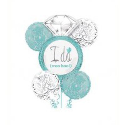 I Do Engagement Diamond Ring (Tiffany Blue) Balloon Package Singapore