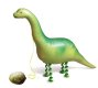 Super Sauras Walking Dinosaur Balloon