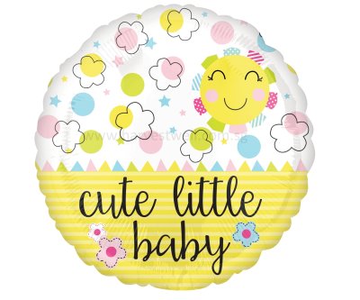 Cute Little Baby Sunshine Mylar Balloon Singapore