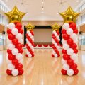 NDP Spiral Balloon Column with Jumbo Star on Top Singapore