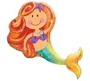 merry mermaid balloons