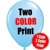 balloon 2 colour print