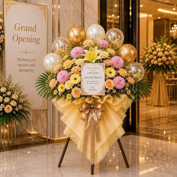 Golden Prosperity Grand Opening Stand Singapore