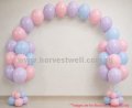 Helium Balloon Column with String Arch Singapore