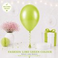 Lime Green Colour Helium Latex Balloon Singapore