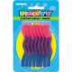 Zig Zag Mixed Assorted Colors Candle
