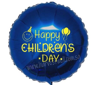 Customised Print Children's Day on Foil Balloon Singapore