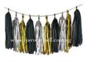 Black Themed Tassel Garland